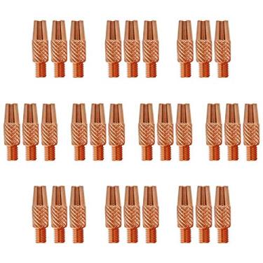 Imagem de Pontas de contato de soldagem Mig 186-419 .76.2 cm para pistola de solda Miller Spoolmate 100, 200, 3035, 185 e Hobart Spoolgun DP-3035, SpoolRunner 100, Handler 125, 125 Ez, 130, 140, 190, 2100. MVP