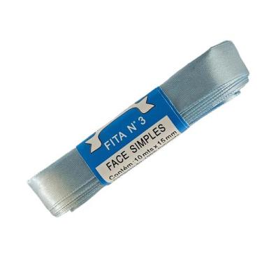 Imagem de Fita de Cetim Trader 15mm N3 com 10 Metros, COR 121 AZUL MEDIO, 10 Met