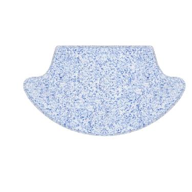 Imagem de Pano para Smart Robô Aspirador Positivo Casa Inteligente - Compatível e Lavável - 270x160mm - Azul/Branco