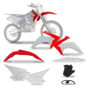 Imagem de Kit Plástico Com Suporte Moto Honda CRF 230 2015 Pro Tork Substituição