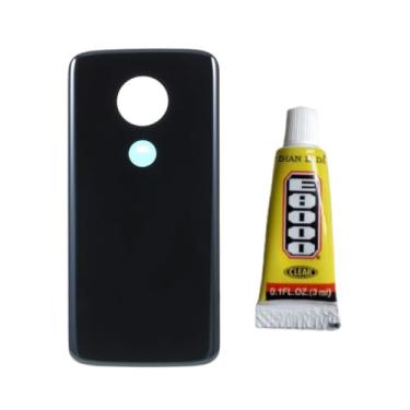 Imagem de Tampa Traseira Para Moto G6 Play Azul + Cola 3Ml