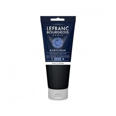 Imagem de Tinta Acrílica Lefranc Bourgeois 200ml 269 Ivory Black - LEFRANC & BOU