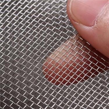 Imagem de TWENOW Filtro de alimentos 1 peça tela de filtro de aço inoxidável 304 5/8/20/30/40-400 malha fio de aço inoxidável folha de filtro de triagem (16 furos de malha 1,4 mm, 30 x 200 cm)