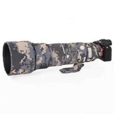 Imagem de CHASING BIRDS Revestimento de lente impermeável camuflado para Sony FE 400-800 mm F6.3-8 G OSS capa protetora de lente à prova de chuva SEL400800 (camuflagem digital, com TC 1,4X (SEL14TC))