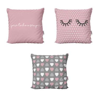 Imagem de Almofadas Personalizadas e Decorativas Rosa Para Todo o Sempre Para Sa