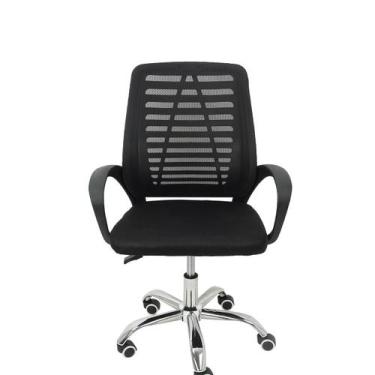 Imagem de Cadeira Secretária de Escritório Giratória Office Best Chair Preta