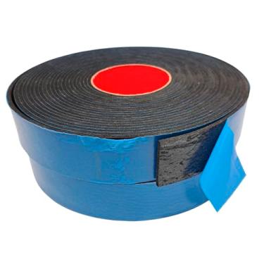 Imagem de Fita Adesiva Cola Vedação Janela Porta 40 X 3mm - 50 Metros Borrachas Londrina