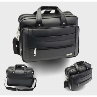 Imagem de Pasta Mala Bolsa Executiva Masculina Trabalho Alça Mão Ombro