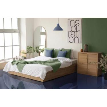 Imagem de Kit Bancada Sólido Cinza Ferro Ag Ral7011 Por M - Resinas Ag