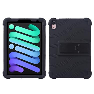 Imagem de QYiiD Capa para tablet Onn de 12,1 polegadas 2024 (modelo: 100146663), capa protetora de silicone leve para crianças e choque macio para Walmart Onn Surf 12,1 polegadas, preta