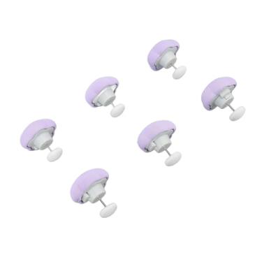 Imagem de 16PCS DUVET Fressners Anti Slip Decorativo Em Forma de Flor, Libere Facilmente Pinos de Tampa de Edredão para a Cama Arrumada e Organizada, Clipes Ajustáveis (Roxo)
