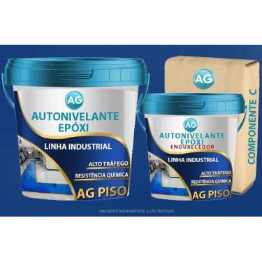 Imagem de Autonivelante Industrial Azul Azure AG - RAL5009 - Resinas ag, 5KG