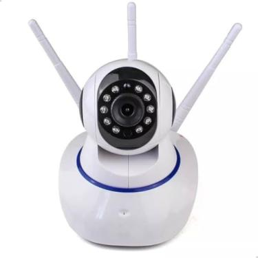 Imagem de Câmera Segurança Ip 1080p 2.0 Megapixel Wifi Audio 3 Antenas