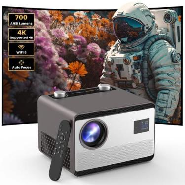 Imagem de Projetor GROVIEW totalmente vedado 700 ANSI 4k WiFi Bluetooth 1080P