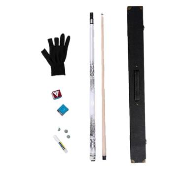 Imagem de CQBXRD Taco de Sinuca Profissional - Taco de Bilhar 1/2 Estrutura de Bordo Canadense 147cm (58in) com Cabeças Fixas 10mm/11.5mm/13mm (B Tacos de bilhar e acessórios+ barril box, 10mm)