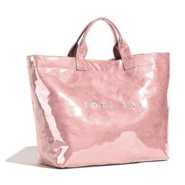 Imagem de Sacola BBIQI para mulheres grande em PVC transparente impermeável