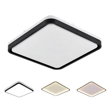 Imagem de Lustre Plafon 3 em 1 LED Sobrepor Iluminaçao Moderno Decoraçao Quarto Sala de Estar Jantar Recepçao Residencial Empresarial Ambiente