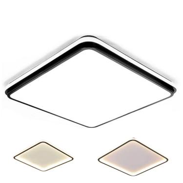 Imagem de Plafon Lustre LED 3 em 1 Sobrepor Decoraçao Moderno Iluminaçao Casa Quarto Sala de Estar Residencial Empresarial Recepçao