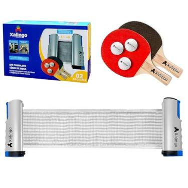 Imagem de Generic - Ping Pong Infantil de Mesa Rede Ajustável 6 Peças