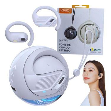 Imagem de Fone De Ouvido Sem Fio Bluetooth Touch Kd799 Condução Ossea, Branco