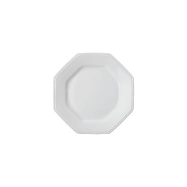 Imagem de Prato de Sobremesa Prisma Branco 20,5 cm Porcelana Schmidt