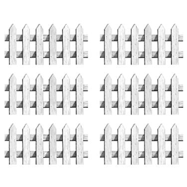 Imagem de Beistle 6 peças de papel de cartolina branco com recortes de cerca de piquete decorações de borda para jardim de verão festas de chá e decoração de quadro de avisos de sala de aula