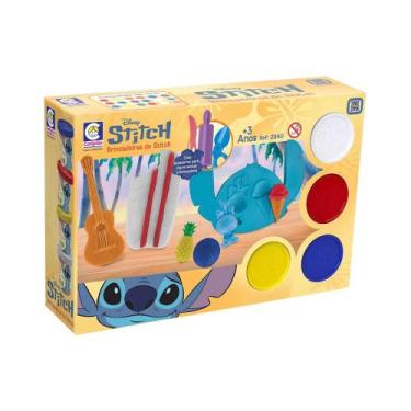 Imagem de Brinquedo Infantil Brincadeira do Stitch com Massinhas de Modelar Coti