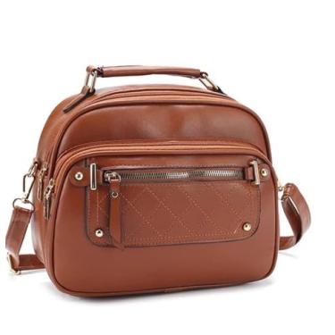 Imagem de Bolsa Feminina Com Alça Lateral Transversal Marrom