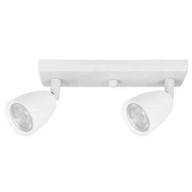 Imagem de Spot Trilho Branco com 2 LEDs 4W Bivolt Luz Branco Frio 6500K - IL0055 Ilumi