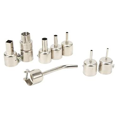 Imagem de Bocais de Pistola de Calor de ângulo Curvo 8pcs Kit de Aço Inoxidável de Aço