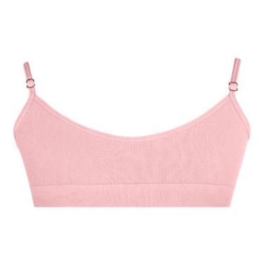 Imagem de Sutiã Top Infantil Sem Costura Candy Pink Zee Rucci, GG
