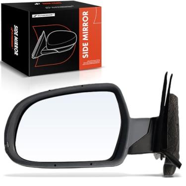 Imagem de A-Premium Espelho retrovisor elétrico do lado do passageiro - compatível com Audi A3/A3 Quattro 2011 2012 2013 - Espelho retrovisor externo dobrável manual aquecido com seta