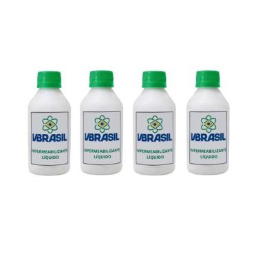 Imagem de Kit 4 Impermeabilizante Vbrasil Líquido Para Tinta