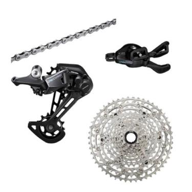 Imagem de Kit Trocador Cambio Cassete Corrente Shimano Deore M6100 12v