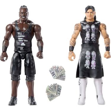 Imagem de Mattel WWE Main Event Showdown Action Figures 2-Pack with Accessory, Series #21 R-Truth vs “Dirty” Dominik Mysterio Collectible Set, 6-inch