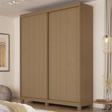 Imagem de Guarda Roupa Casal 02 Portas Deslizantes Abrolhos Rimo - Móveis Rimo, 