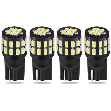 Imagem de QAUBEN Lâmpada LED 194 super brilhante 175 168 2825 W5W T10 cunha 3014 SMD luzes marcador lateral de carro interior mapa cúpula porta-malas estacionamento cortesia luzes 6000K branco 12V-24V