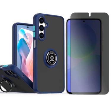 Imagem de Capa Anel Para Samsung Galaxy A26 + Pelicula Privacidade - GR Global R