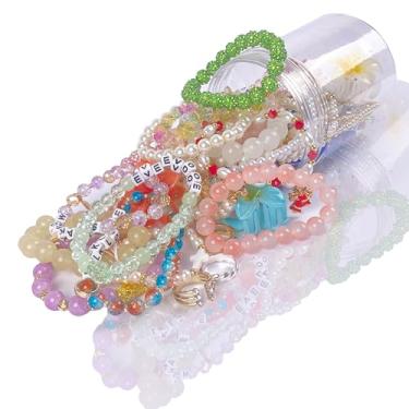 Imagem de Conjunto de jarras de joias misteriosas – Conjunto de 30 a 35 peças de presente surpresa para mulheres: pulseiras, colares, brincos, anéis, grampos de cabelo, etc. - Aniversário exclusivo