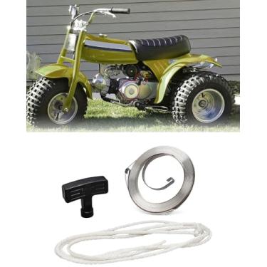 Imagem de Foruly Recoil Starter Rebuild Kit para Honda ATC70 e TRX70 - Conjunto de reparo completo com mola, alça, corda, ferragens - Arranque sem retorno para ATVs de 3 rodas e 4 rodas 70cc (modelos anos 1980)
