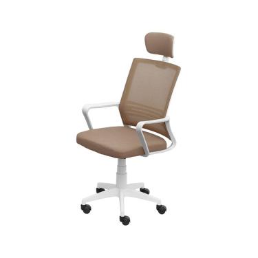 Imagem de Cadeira Office OR-3334 Alta com Base Cromada e Rodízio OR Design