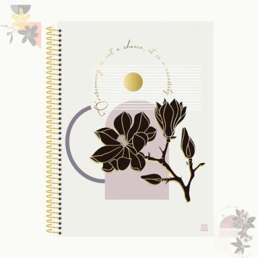 Imagem de Caderno Universitário Animativa 1 Matéria Mulher 80 Folhas