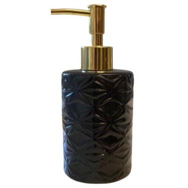 Imagem de Porta Sabonete Líquido Dispenser 400ml Porcelana Fina Luxo - Livon, Pr