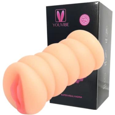 Imagem de Masturbador Pussy Feito em Cyberskin Super Macio - 10x3CM