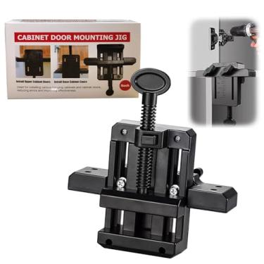 Imagem de Ferramenta de instalação de porta de armário ajustável – Alinhamento rápido e preciso, luminária localizadora de porta de armário, sem danos aos armários, ajuste universal para a maioria das cozinhas