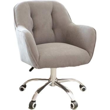 Imagem de Cadeira De Escritório Giratória, Almofada Grossa Flexível, Giratória Ajustável Giratória, Cadeira Ergonômica Para Adultos E Crianças Para Escritório Em Casa, Gray