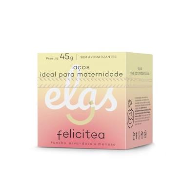 Imagem de Chá Funcional Felicitea Linha Elas – Laços – Cuidado e Bem-estar no Pós-parto e Amamentação – 15 Sachês de 3g