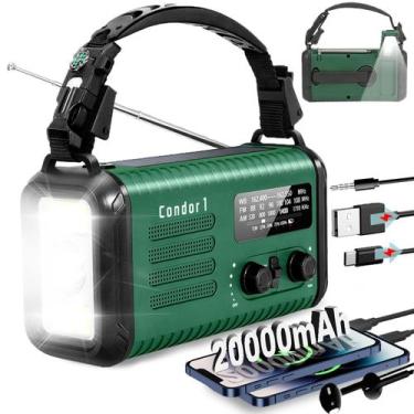 Imagem de Rádio de emergência LOOFHIEN Condor 20000mAh/74000mWh com carregador
