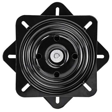 Imagem de Amoyland — Banquinho de barra resistente de 8 polegadas com rotação de 360 graus para assento de substituição, base giratória, placa giratória para banco de bar, cadeira, barco ou assento de piloto de van.