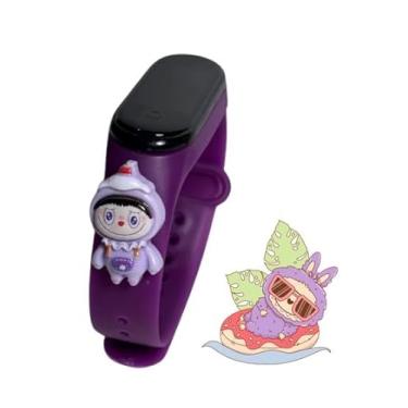 Imagem de Lábu Relógio Digital Led Infantil Labú (Roxo)